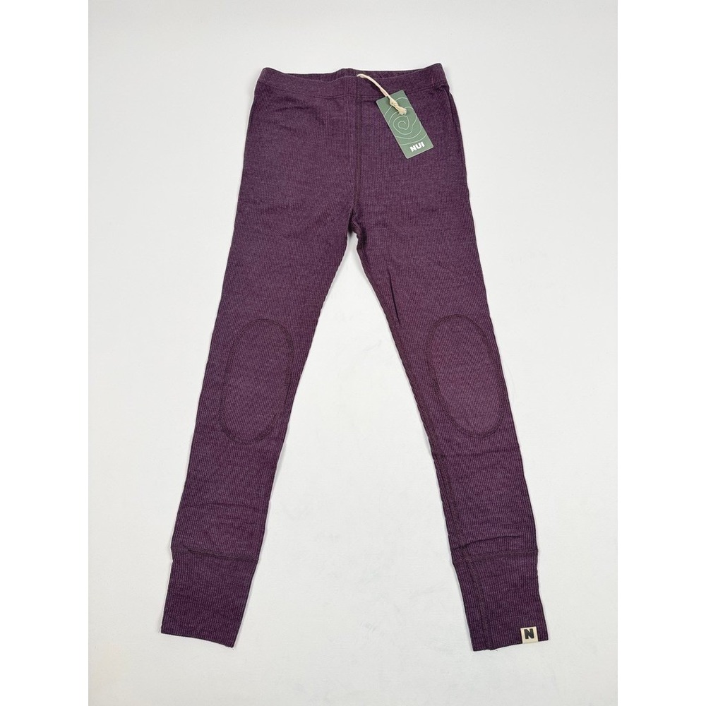 Nui Organics Child MerinoSilk Leggings Plum 6Y